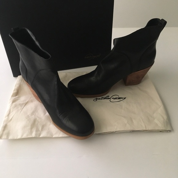 Rachel Comey Penpal black calfskin boots size 8